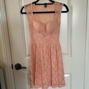 Pink Lace Dress